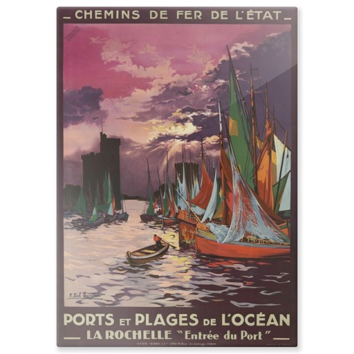 Ports et Plages de l'Océan. La Rochelle  (panneaux aluminium)
