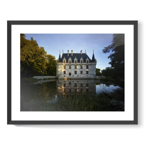 Château d'Azay-le-Rideau, façade ouest (affiches d'art encadrées)