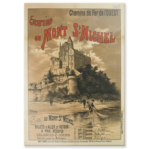 Excursion au Mont St-Michel (panneaux aluminium)