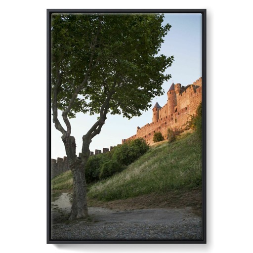 Cité de Carcassonne, front ouest (framed canvas)