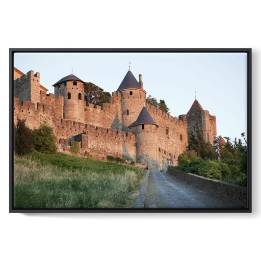 Cité de Carcassonne, front ouest (framed canvas)