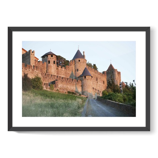Cité de Carcassonne, front ouest (affiches d'art encadrées)