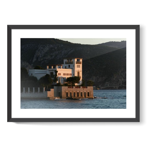 Villa Kérylos vue de la mer (affiches d'art encadrées)