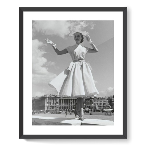 Mannequin place de la Concorde (Paris) (affiches d'art encadrées)