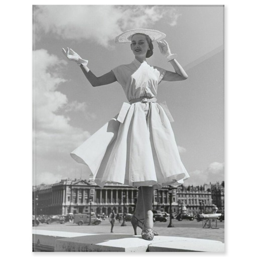 Mannequin place de la Concorde (Paris) (panneaux acryliques)
