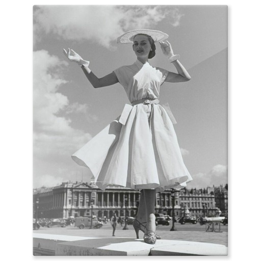 Mannequin place de la Concorde (Paris) (panneaux aluminium)
