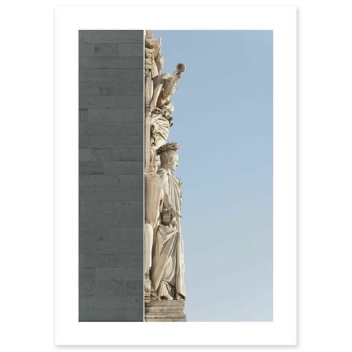 Le Triomphe de Napoléon vu de profil (affiches d'art)