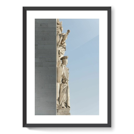 Le Triomphe de Napoléon vu de profil (affiches d'art encadrées)