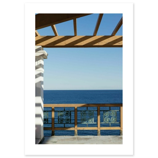 Villa Kérylos, vue sur la mer (canvas without frame)