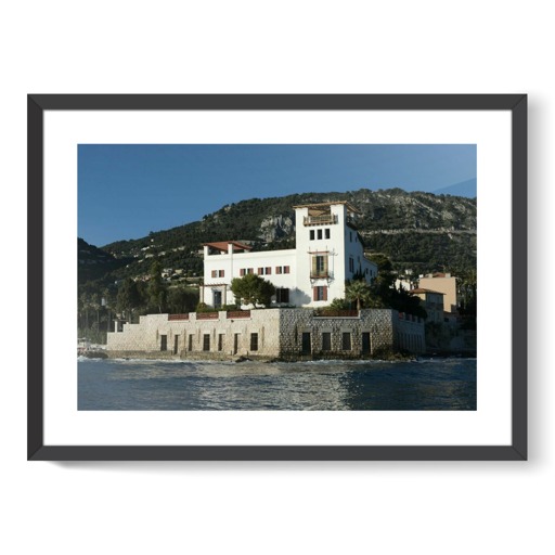 Villa Kérylos vue de la mer (affiches d'art encadrées)