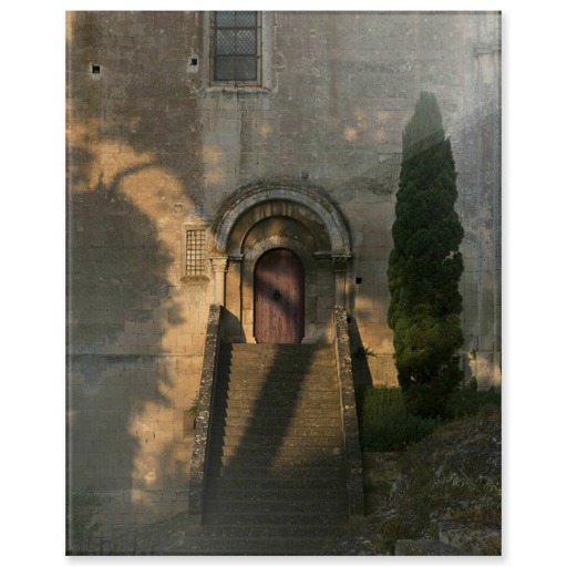 Abbaye de Montmajour, église Notre-Dame, façade occidentale (acrylic panels)