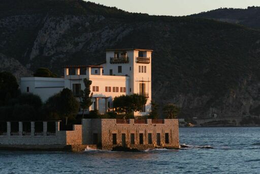 Villa Kérylos vue de la mer