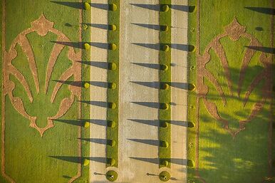 Château de La Motte-Tilly, parc, parterres de broderie