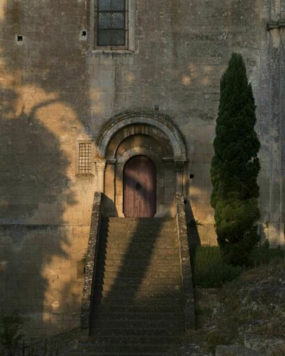 Abbaye de Montmajour, église Notre-Dame, façade occidentale