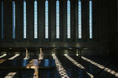 Abbaye du Mont-Saint-Michel, réfectoire des moines