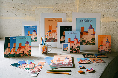Collection illustrateur  Carcassonne