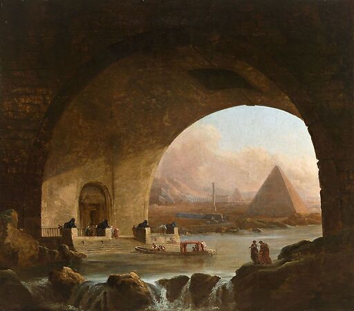 Vue imaginaire d'Egypte