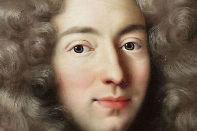 Portrait présumé d’un membre de la famille Savaron, détail du visage