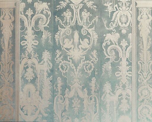 Lampas à motif de rinceaux