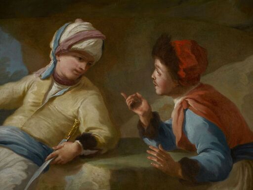 Deux jeunes Turcs (détail)