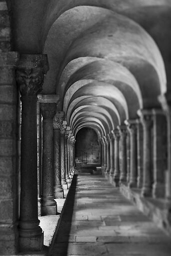 Cathédrale Notre-Dame du Puy-en-Velay, cloître, galerie est