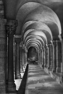 Cathédrale Notre-Dame du Puy-en-Velay, cloître, galerie est