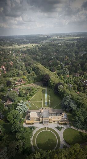 Villa Cavrois, vue aérienne