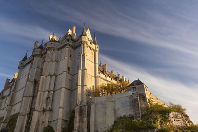 Château de Châteaudun, ailes Longueville et Dunois, façades sur le Loir