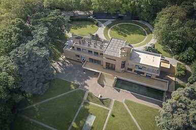 Villa Cavrois, vue aérienne