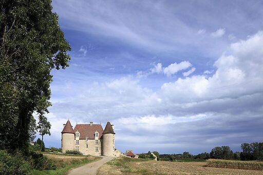 Château de Chareil-Cintrat, façade occidentale