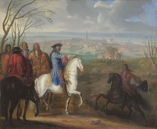 Louis XIV au siège de Bergues