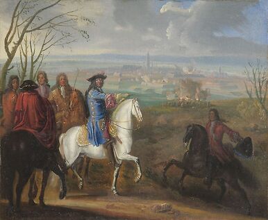 Louis XIV au siège de Bergues