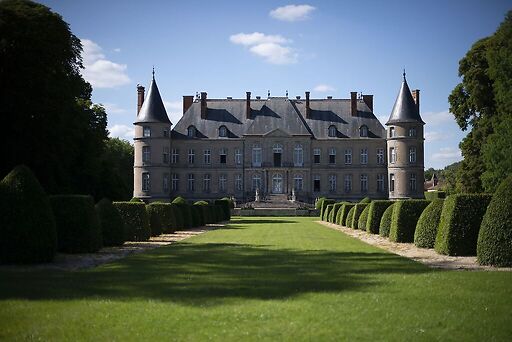 Château de Haroué, façade sud sur le jardin