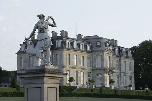 Château de Champs-sur-Marne vu depuis le parterre de Diane