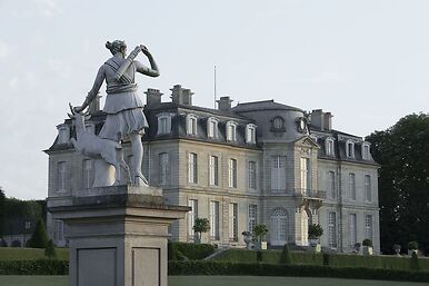 Château de Champs-sur-Marne vu depuis le parterre de Diane