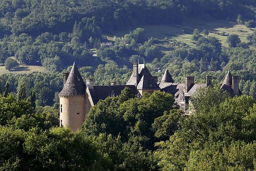 Château de Montal vu du sud