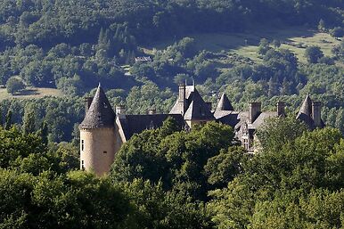 Château de Montal vu du sud