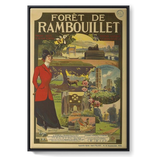 Forêt de Rambouillet (framed canvas)