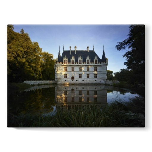 Château d'Azay-le-Rideau, façade ouest (stretched canvas)