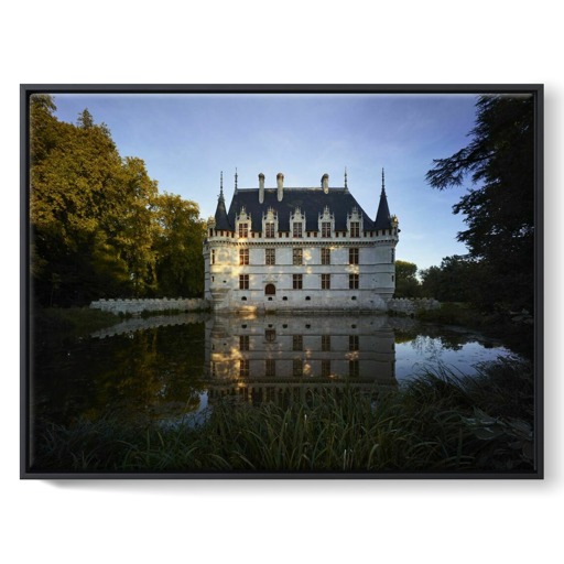 Château d'Azay-le-Rideau, façade ouest (framed canvas)