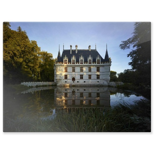 Château d'Azay-le-Rideau, façade ouest (aluminium panels)