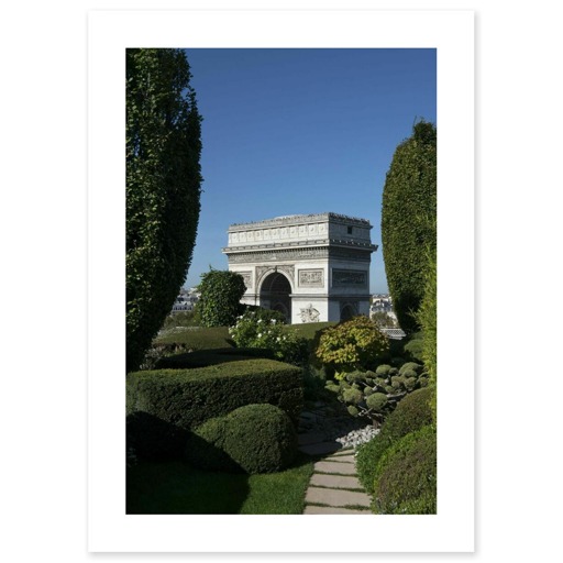 Arc de triomphe de l'Étoile vu du nord-est (toiles sans cadre)