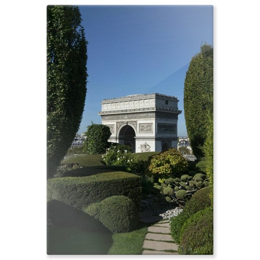 Arc de triomphe de l'Étoile vu du nord-est (aluminium panels)