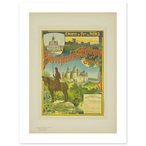 Pierrefonds, Compiègne et Coucy (affiches d'art)