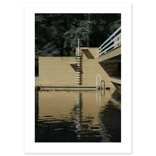 Villa Cavrois, piscine (canvas without frame)