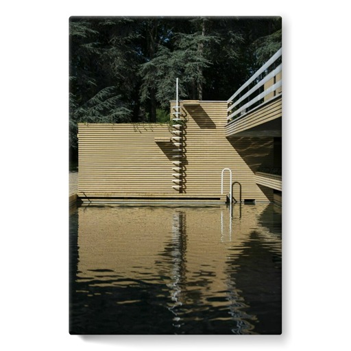 Villa Cavrois, piscine (stretched canvas)