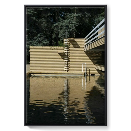 Villa Cavrois, piscine (framed canvas)