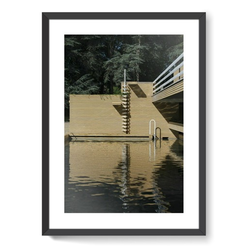 Villa Cavrois, piscine (framed art prints)