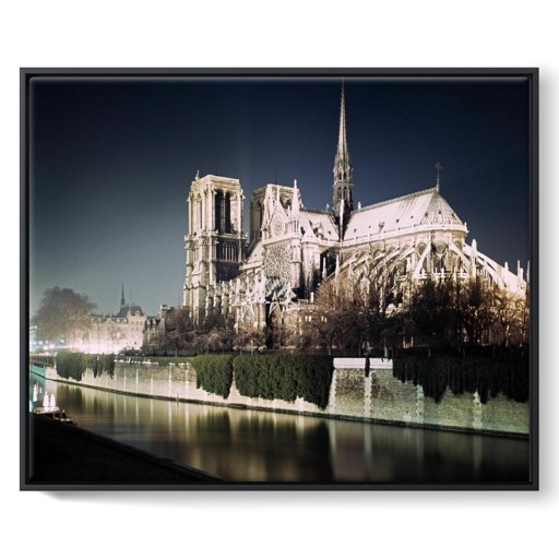 Cathédrale Notre-Dame de Paris, abside et façade sud (toiles encadrées)