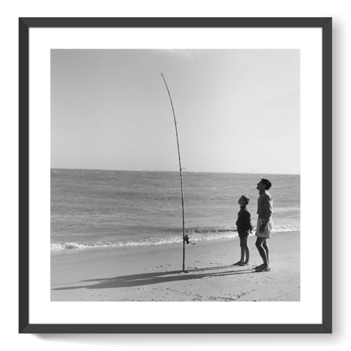La patience des pêcheurs (framed art prints)